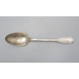 Barock Löffel / A Baroque silver spoon, Besancon, 18. Jh.