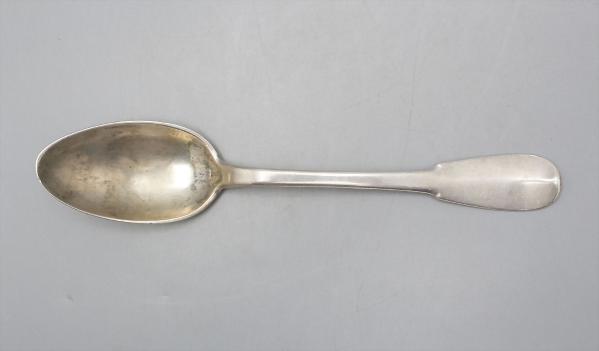 Barock Löffel / A Baroque silver spoon, Besancon, 18. Jh.