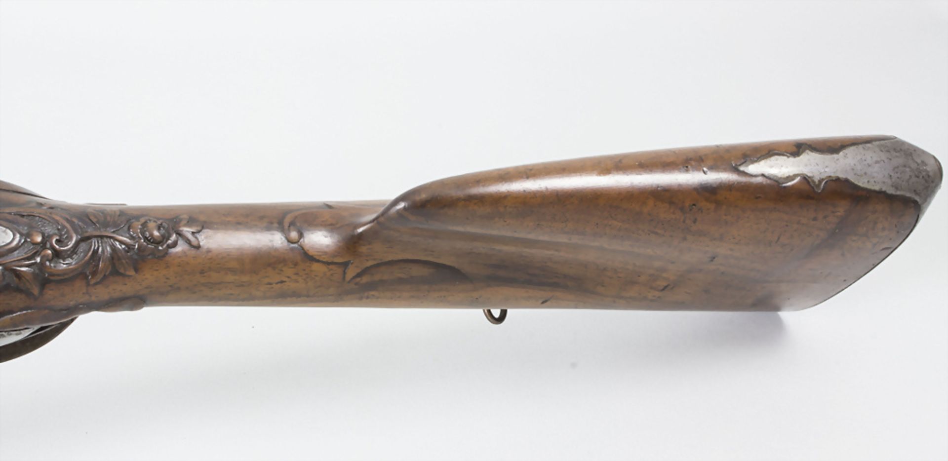 Steinschlossgewehr Vorderlader / A flintlock rifle, 'P. Bertrand aux Sables', Frankreich, 18. Jh. - Image 7 of 15
