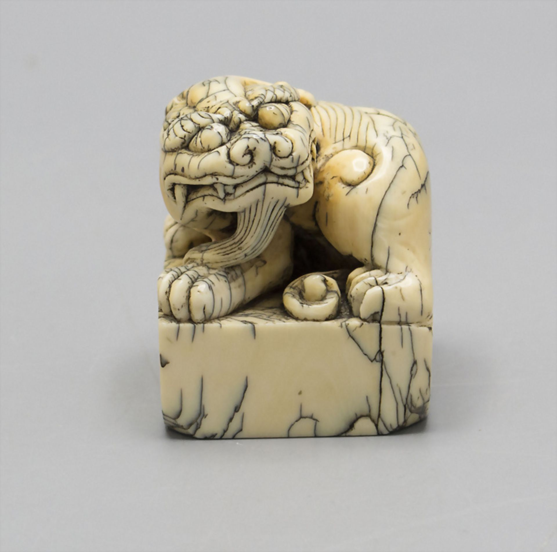 Siegel 'Foo-Hund' / A seal 'foo-dog', China, 18.-19. Jh.