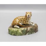 Liegender Leopard / A declining leopard, Jacob Petit, Paris, Anfang 19. Jh.
