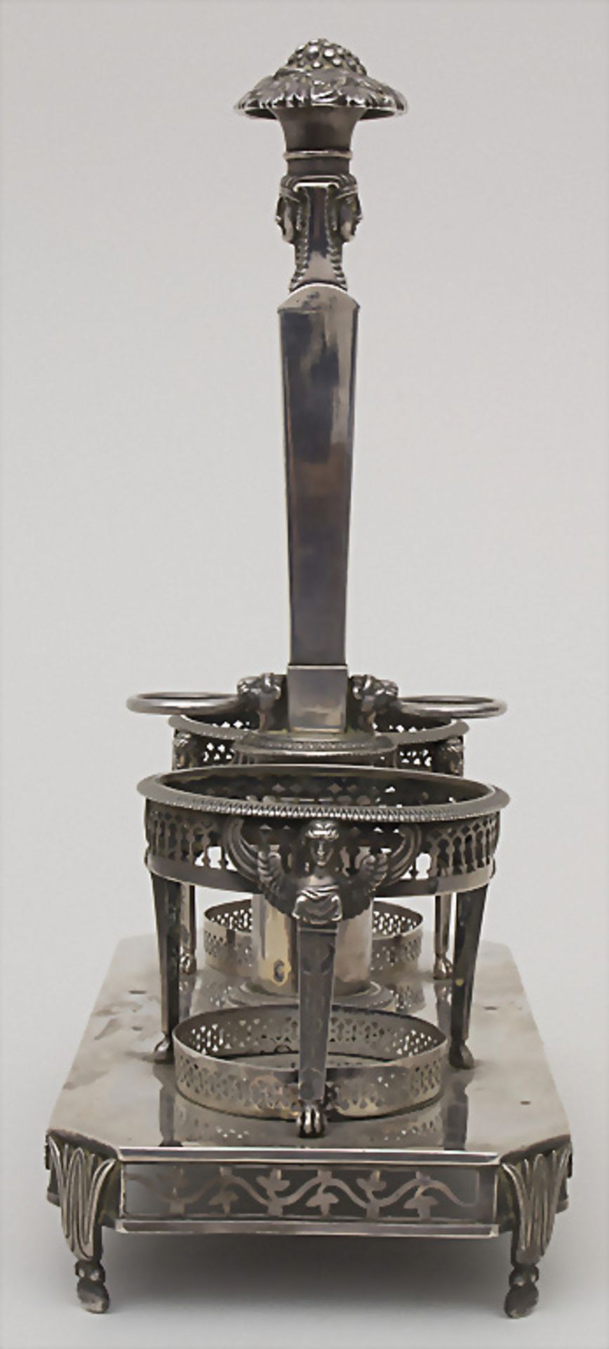 Empire-Huiliere / A silver oil and vinegar cruet set, Paris, 1798-1809 - Image 2 of 8