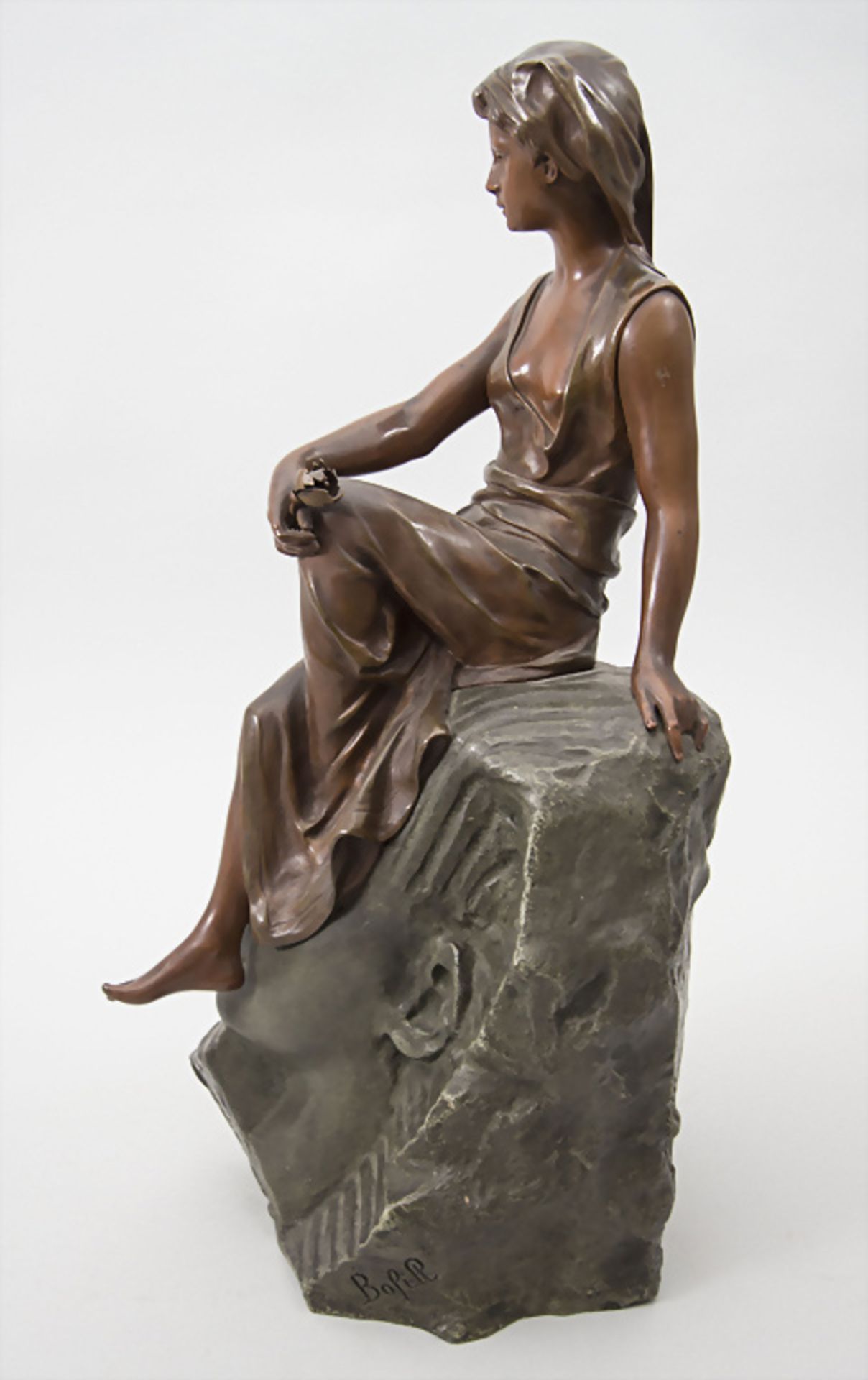 Antoine BOFILL (c.1875-1939/53), Bronze Skulptur 'Orientalin auf einer Sphinx' / A bronze ... - Image 4 of 8