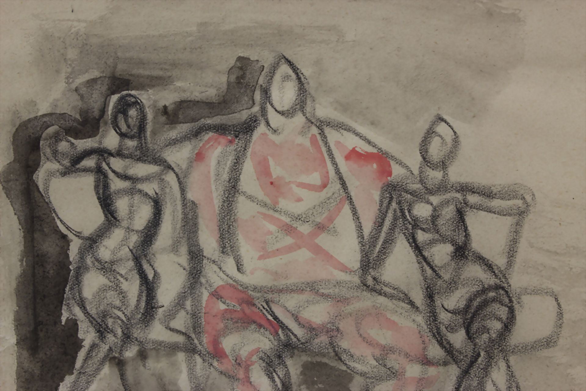 Maurice Berdon (20.Jh.), 'Sitzende Figuren' / 'Sitting figures', 20. Jh. - Image 4 of 5