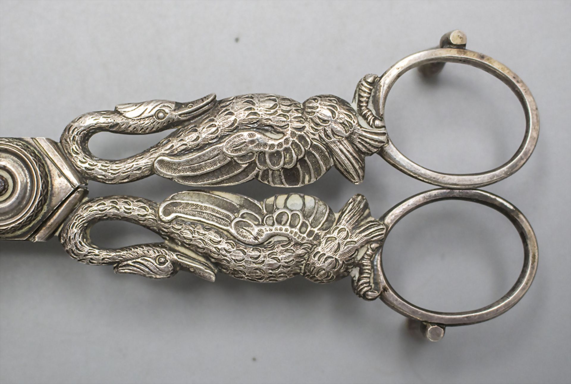 Dochtschere / Silver wick scissors, Venedig/Venice, um 1790 - Bild 3 aus 4