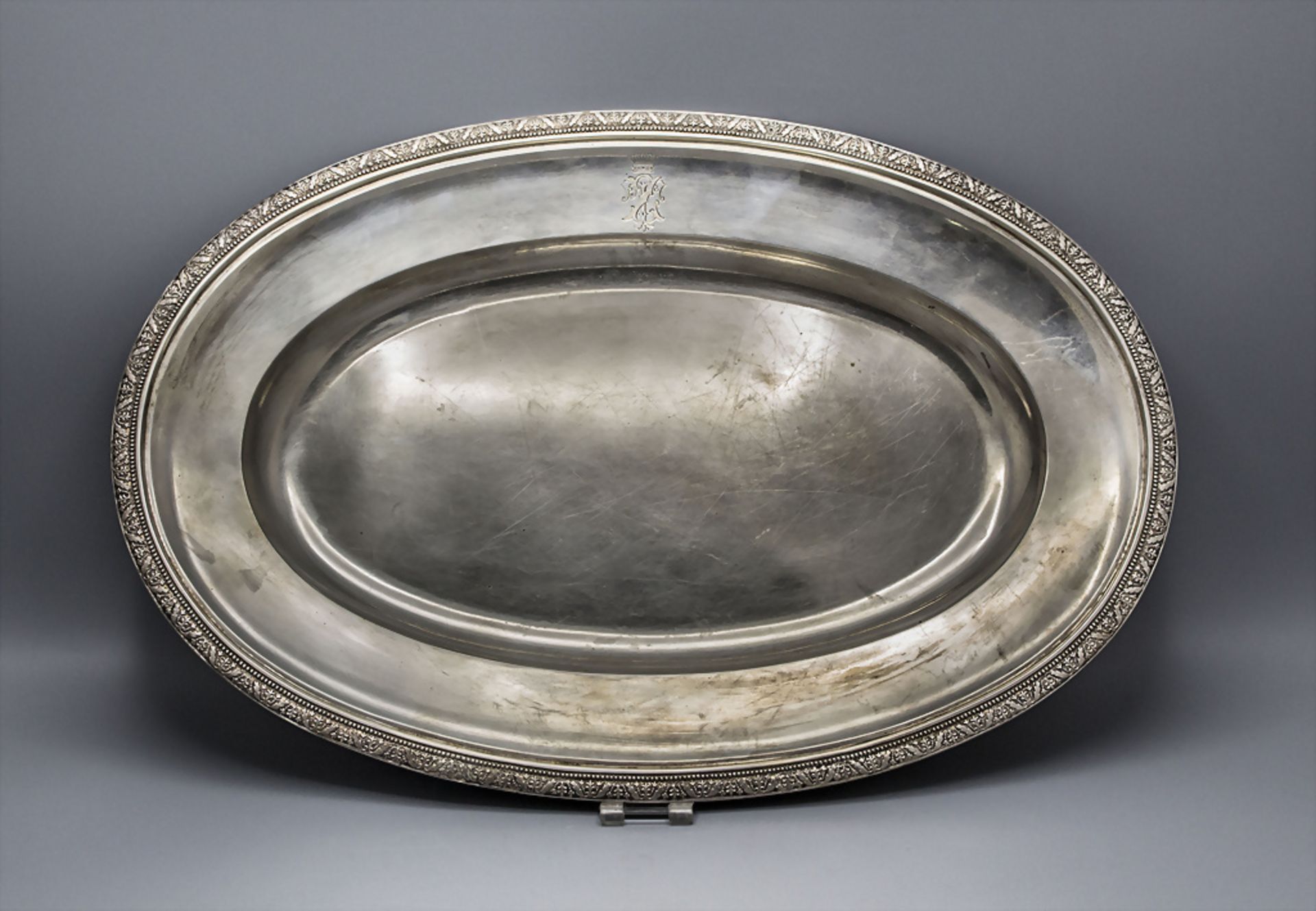 Ovale Platte / An oval silver platter, Josef Carl Ritter von Klinkosch, Wien / Vienna, um 1900