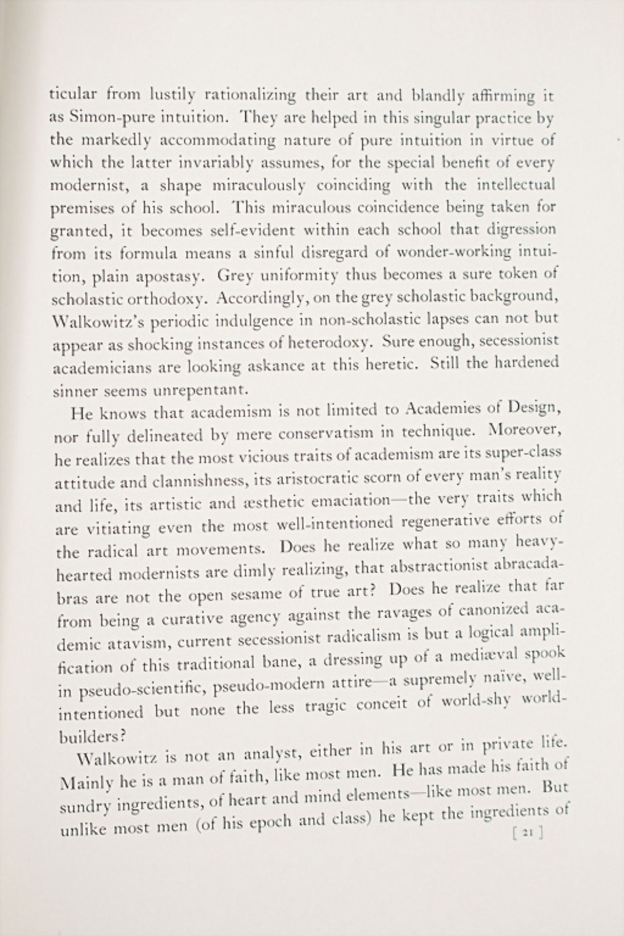 Abraham WALKOWITZ (1878-1965): 'One hundred drawings', mit Originalzeichnung, New York, 1925 - Bild 9 aus 9