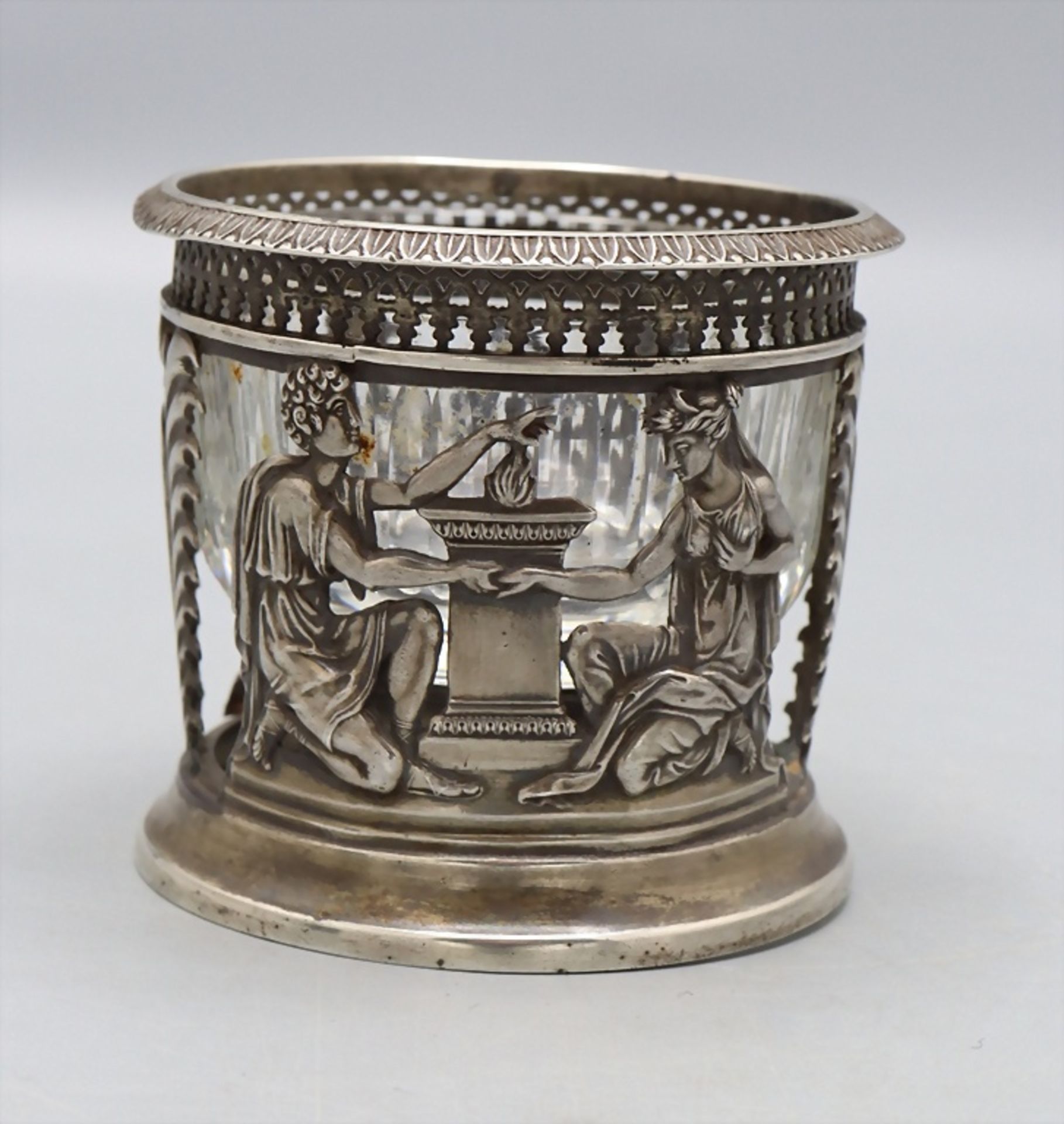 Empire Saliere / A silver Empire salt cellar, Denis Garreau, Paris, um 1817-1819 - Image 3 of 7