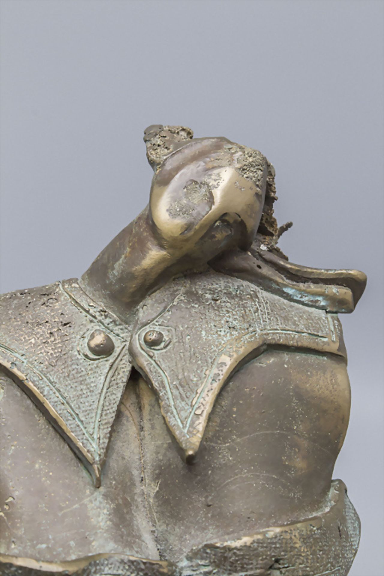 Bronze Skulptur 'Sitzender Akt' / A bronze sculpture of a 'Sitting nude' - Image 8 of 8