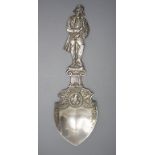 Zierlöffel mit Napoleon / A silver spoon with Napoleon, Frankreich, 19. Jh.