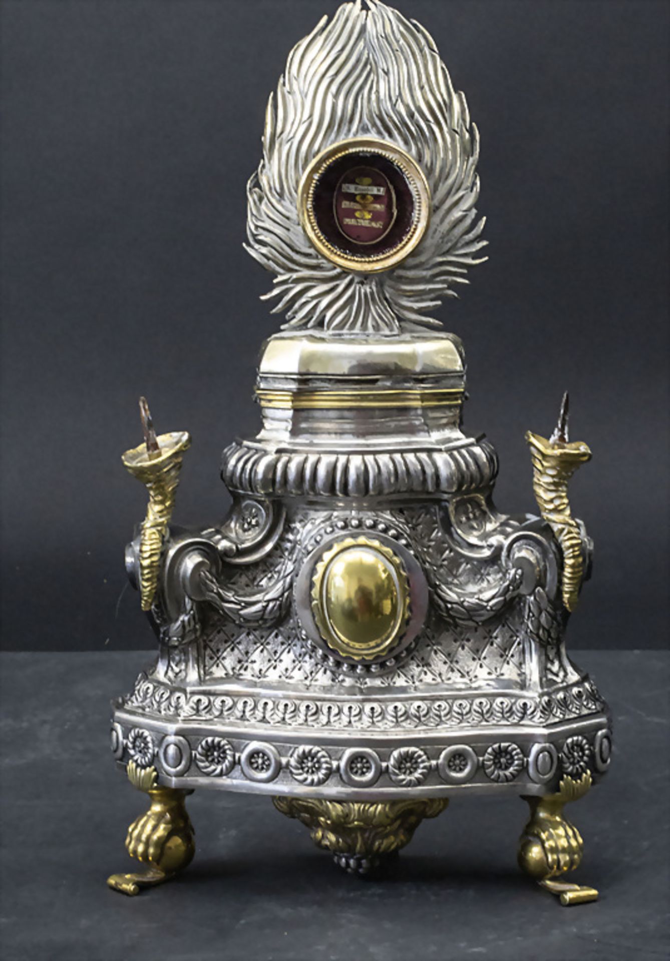 Rokoko Reliquiar / A Rococo silver reliquary, Flandern/Flanders/Flandre, 1784