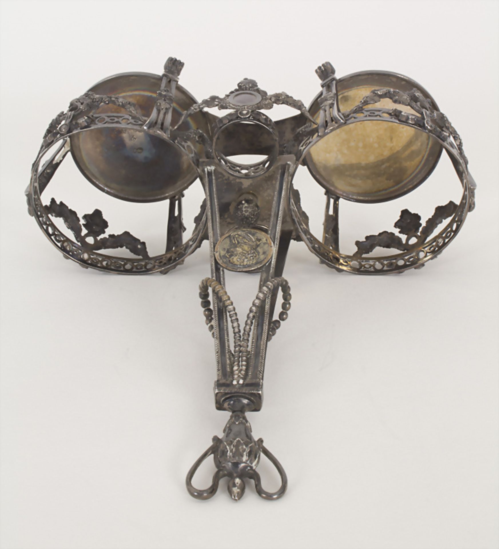 Louis-Seize Menage / A Louis-seize silver cruet stand, Namur, 1789 - Image 5 of 9