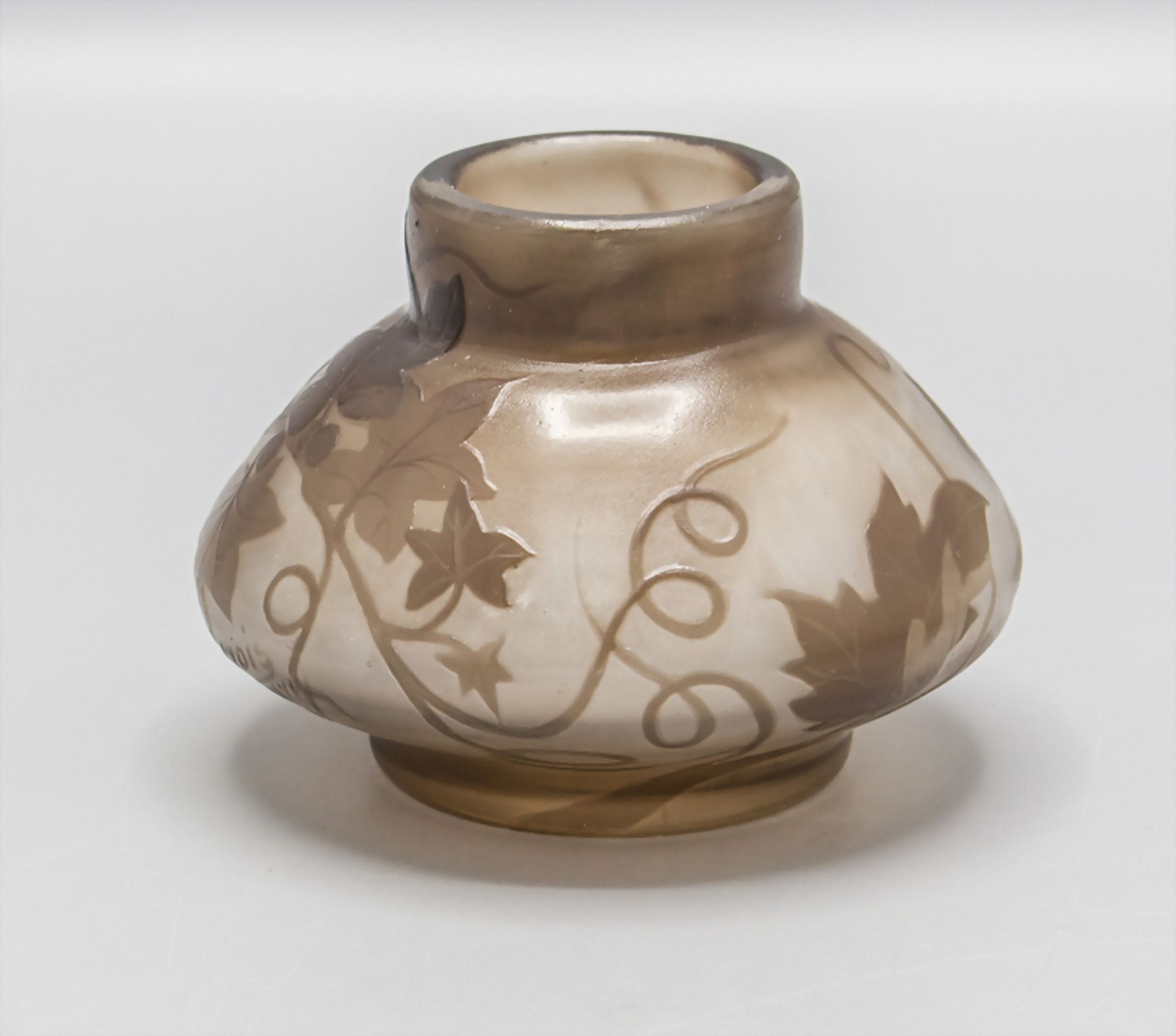 Jugendstil Vase / An Art Nouveau vase, Henri Muller, Croismare, um 1900 - Bild 2 aus 6
