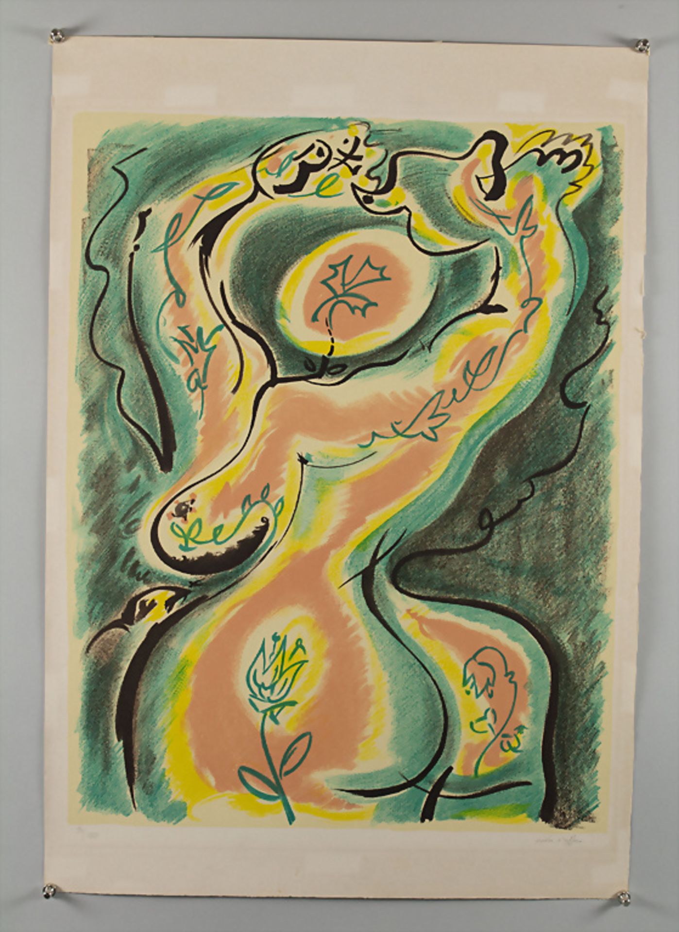 André MASSON (1896-1987), 'Die Metamorphose der Frau' / 'The metamorphosis of the woman', um 1970