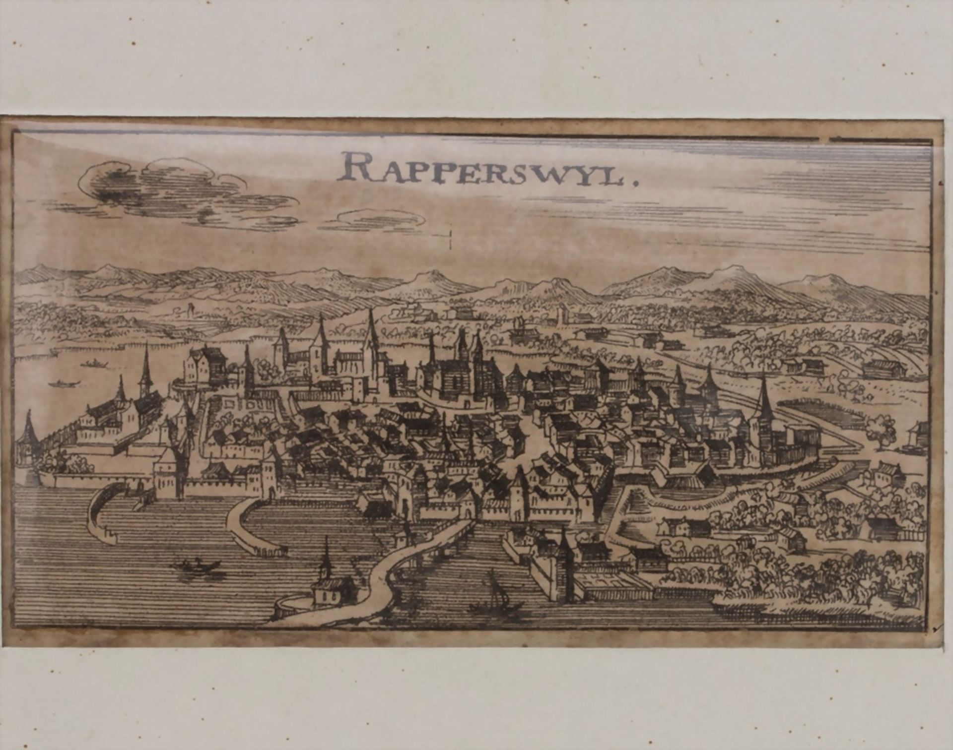 Historische Ansicht 'Rapperswil' / A historic view of Rapperswil'