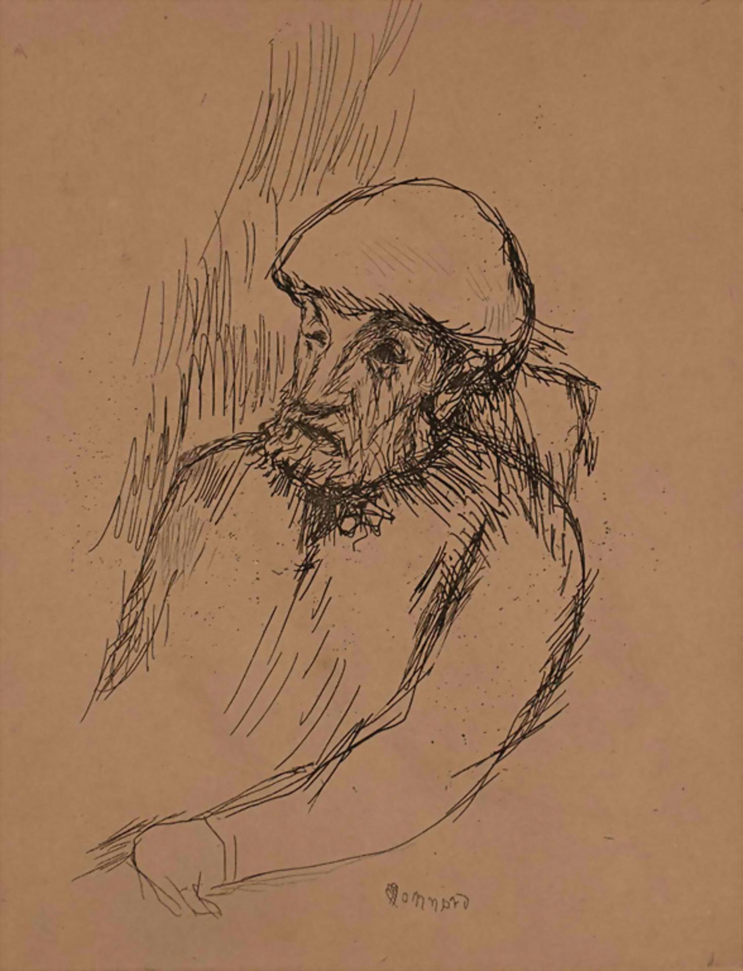 Pierre BONNARD (1867-1947), 'Portrait de Renoir', nach 1916 - Bild 2 aus 5