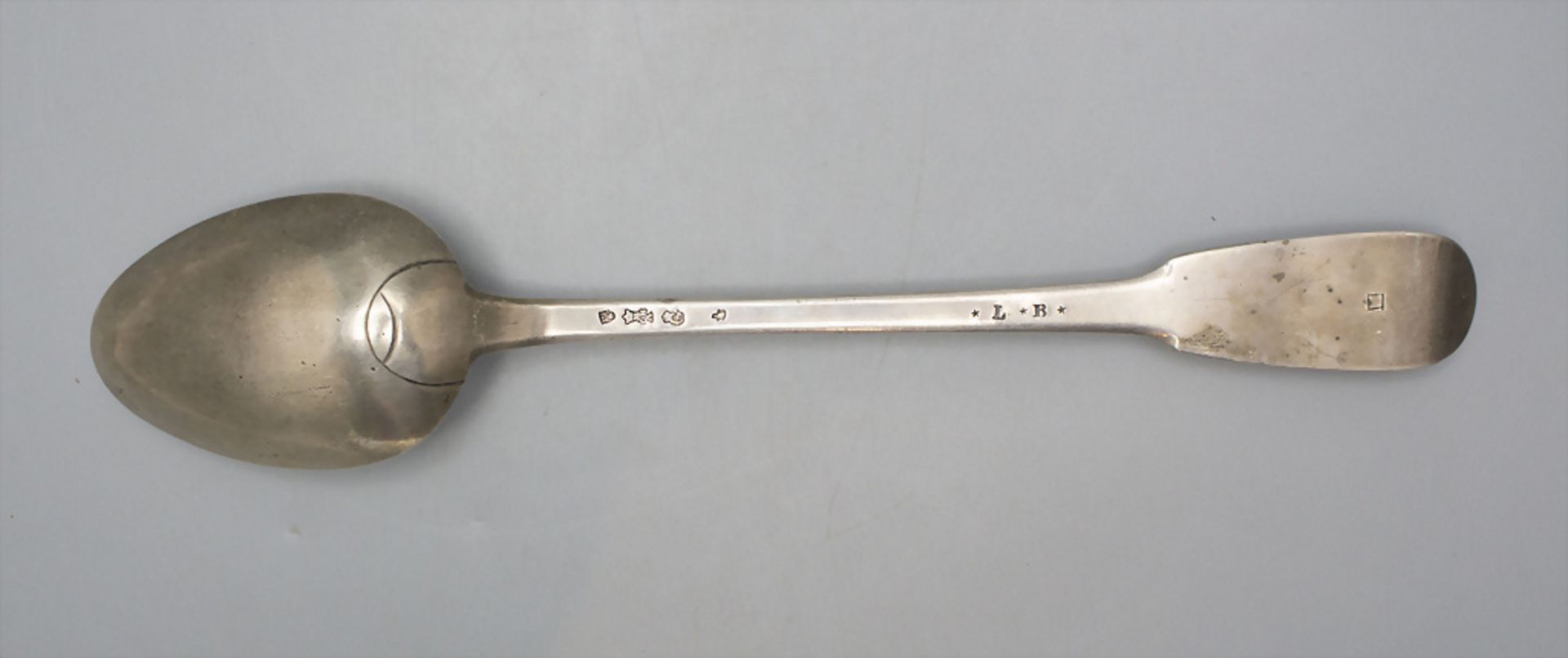 Ragout Löffel / Cuillère à ragout en argent massif / A large silver serving spoon, Pierre ... - Image 2 of 4