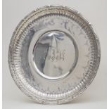 Große Silberplatte 'Marie Antoinette' / A large 'Marie Antoinette' sterling silver platter, ...