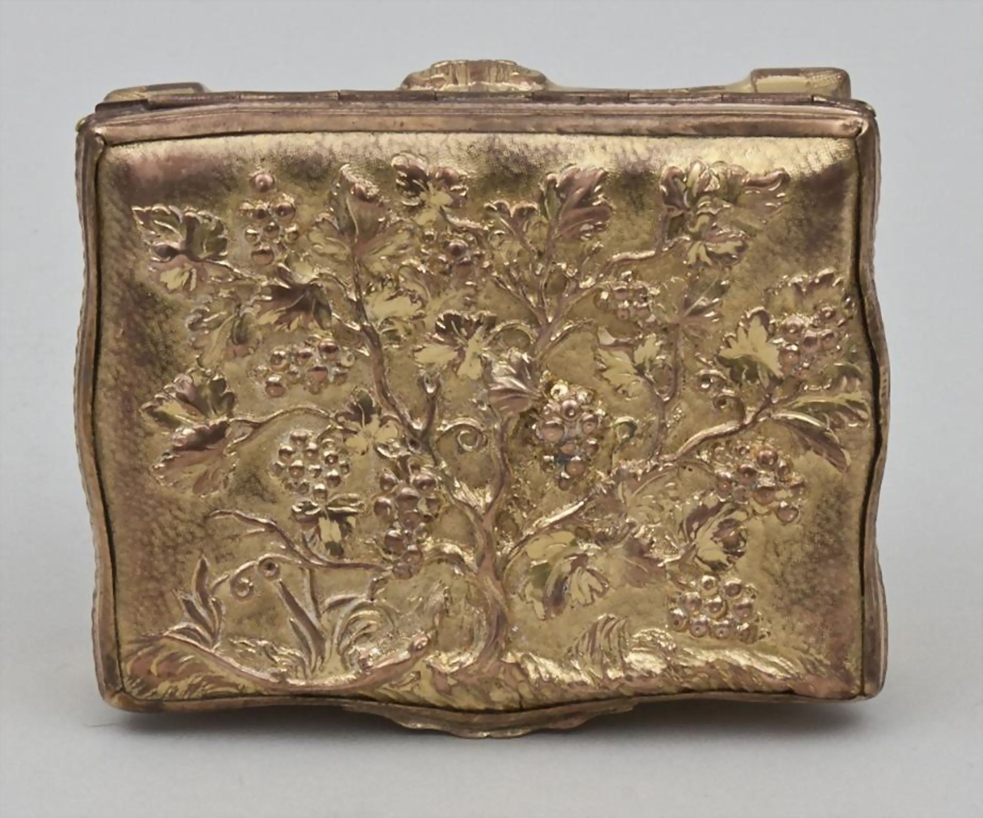 Barocke Bronze Tabatiere / Schnupftabakdose / A Baroque bronze snuffbox, um 1750 - Image 2 of 4