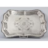 Großes Prunktablett / A large silver tray, Galtes, Barcelona, 19. Jh.