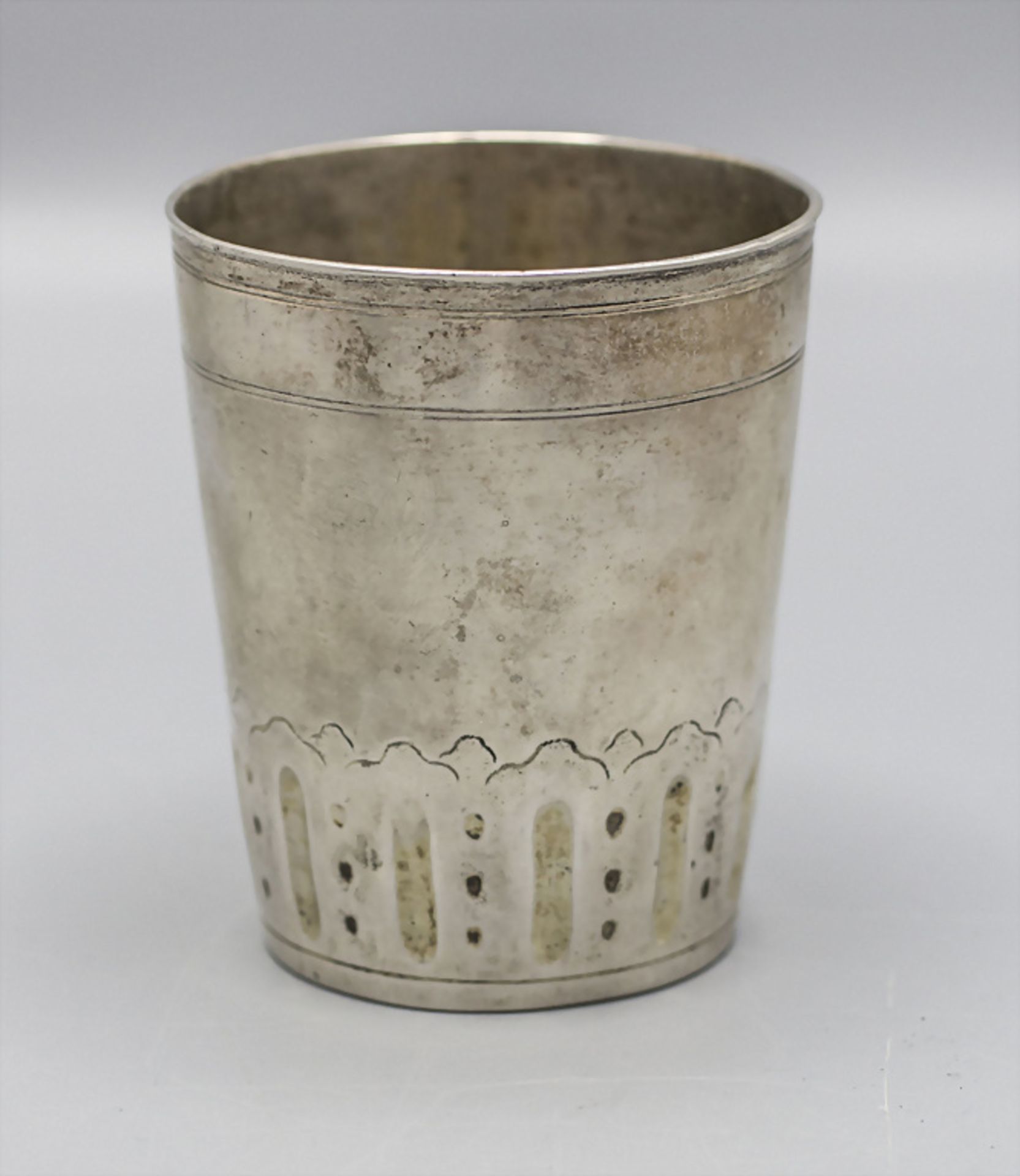 Barockbecher / A Baroque silver beaker, Philipp Strenglin, Augsburg, um 1713 - Bild 2 aus 3