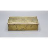 Jugendstil Zigarrendose / Schatulle / An Art Nouveau cigar box, deutsch, um 1900