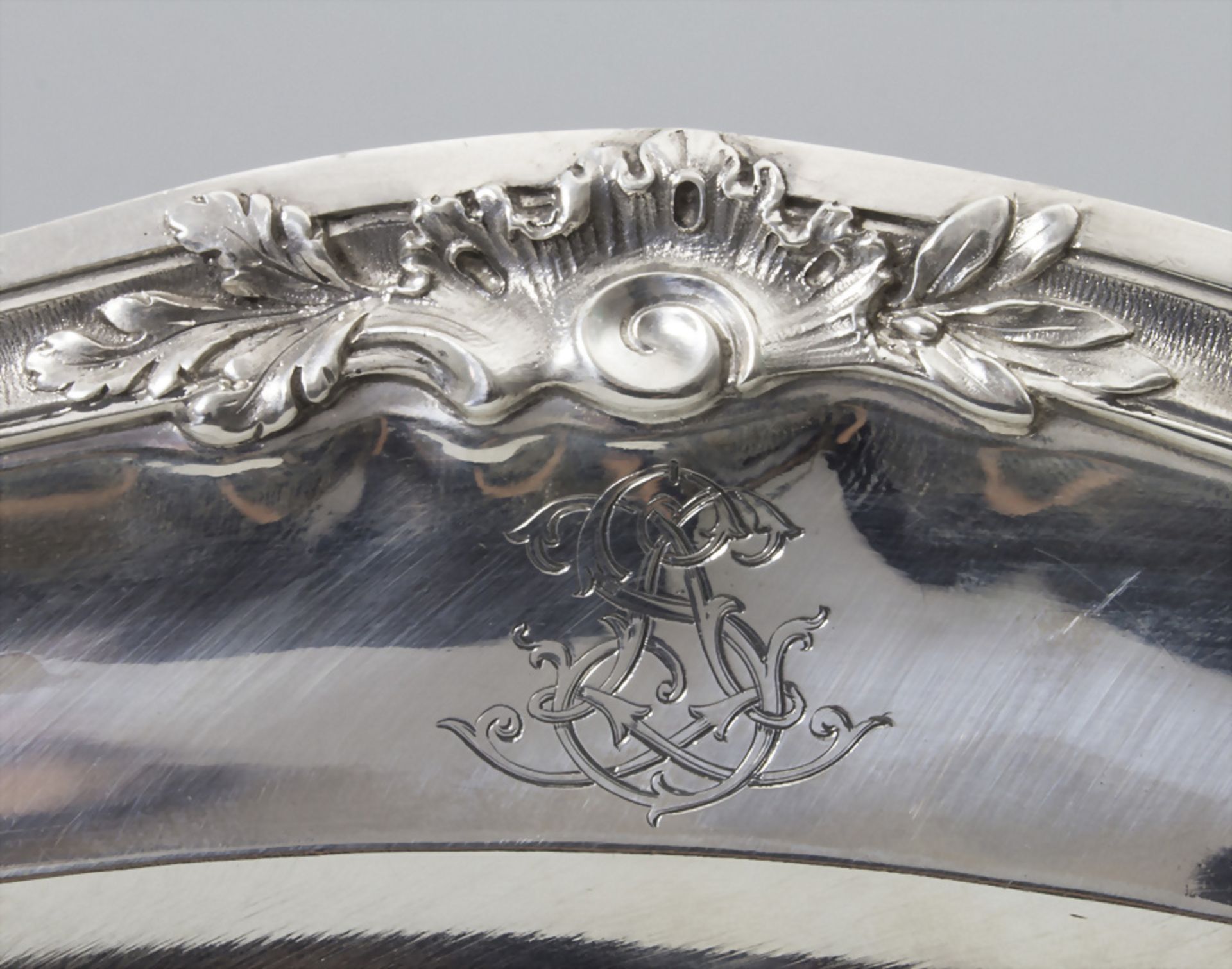 Tablett / A silver tray, Jean Baptist Harleux, Paris, um 1870 - Bild 2 aus 10