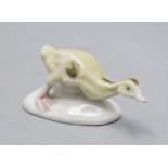 Jugendstil Vogelfigur 'Entenküken' / An Art Nouveau bird figurine of a duckling, Paul Walther, ...