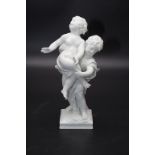Kindergruppe 'Raub der Sabinerin' / A figural group of a girl and a boy depicting the rape of ...