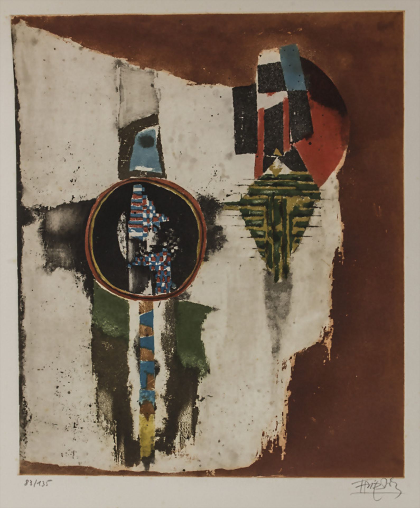 Johnny Friedländer (1912-1992), 'Abstrakte Formen' / 'Abstract shapes', 2. Hälfte 20. Jh.