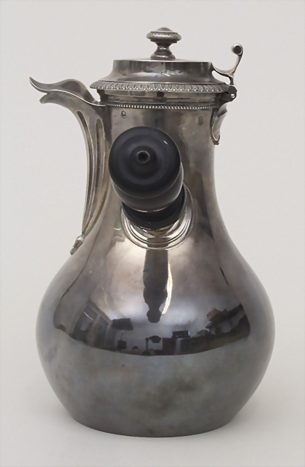 Heißwasser-Kanne / A silver verseuse, Jean Pierre Famechon, Paris, um 1820 - Bild 4 aus 11