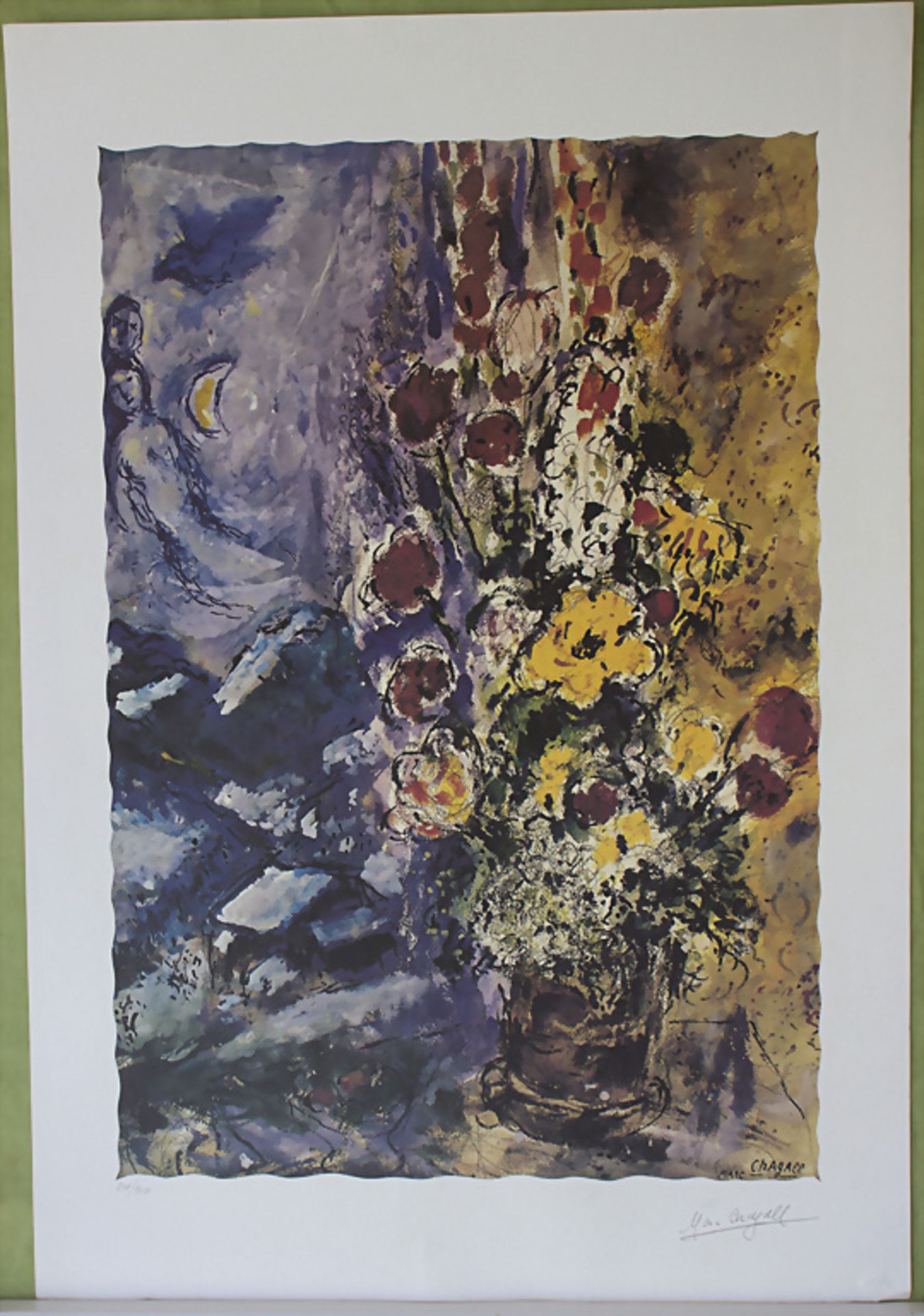 Marc Chagall (1887-1985), Künstlerplakat 'Bouquet de fleur'