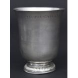 Becher / A silver beaker / goblet, Morlaix, 1742