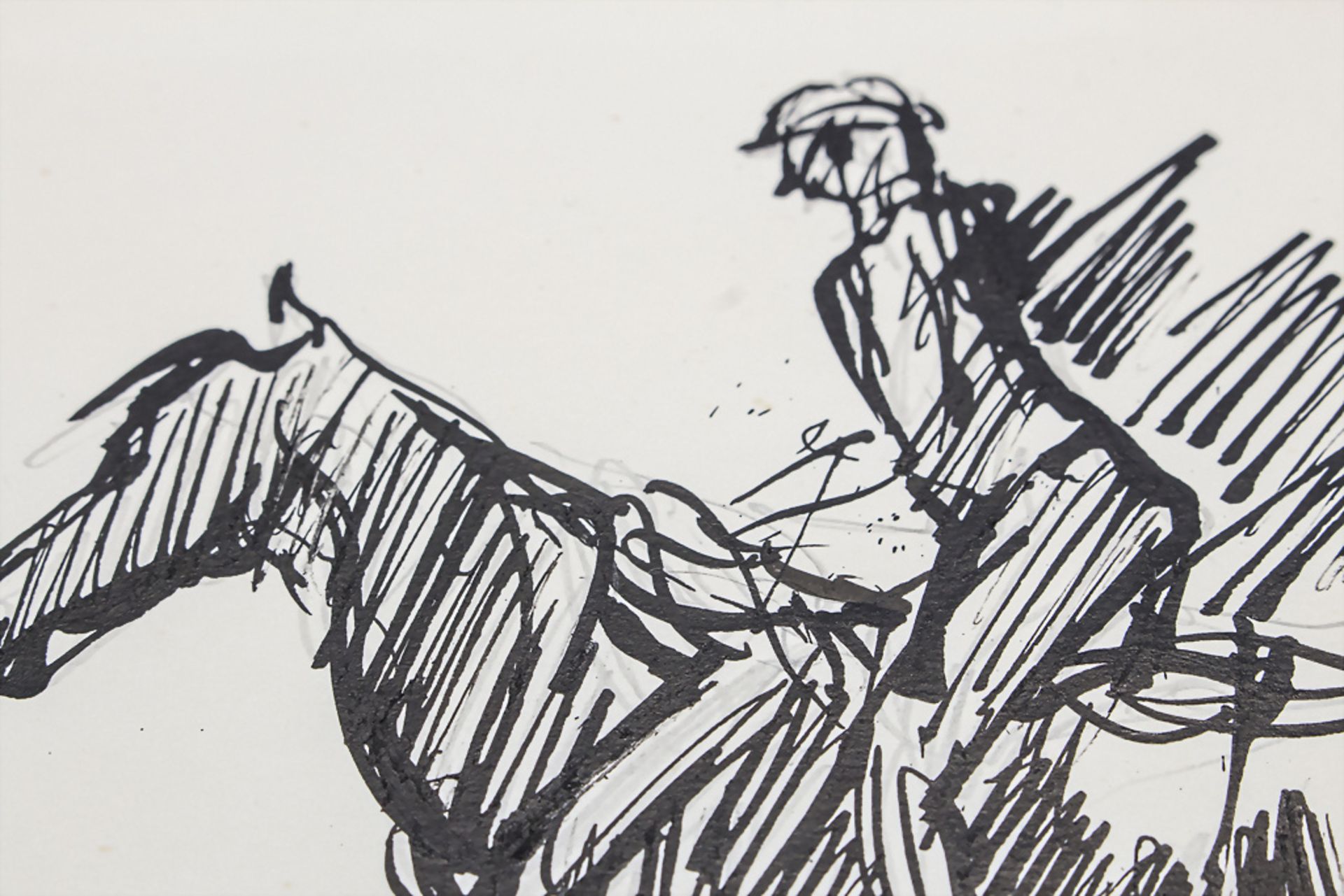 Max LIEBERMANN (1847-1935), zugeschrieben, 'Zwei Reiter' / attributed, 'Two riders' - Bild 4 aus 9