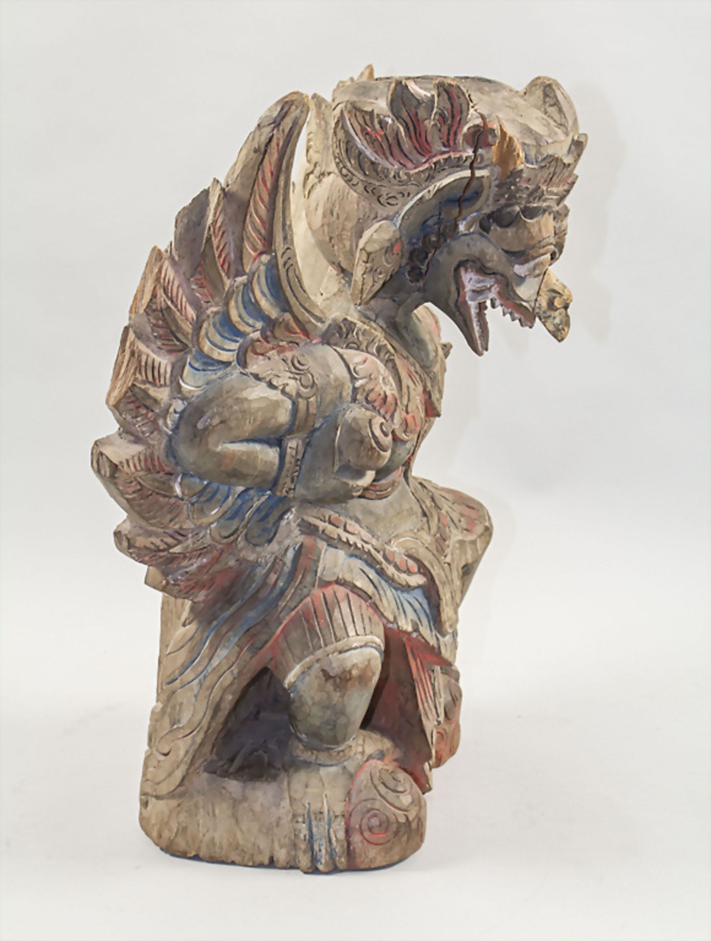 Holzskulptur Garuda / A wooden sculpture, Thailand / Indonsien - Image 6 of 7