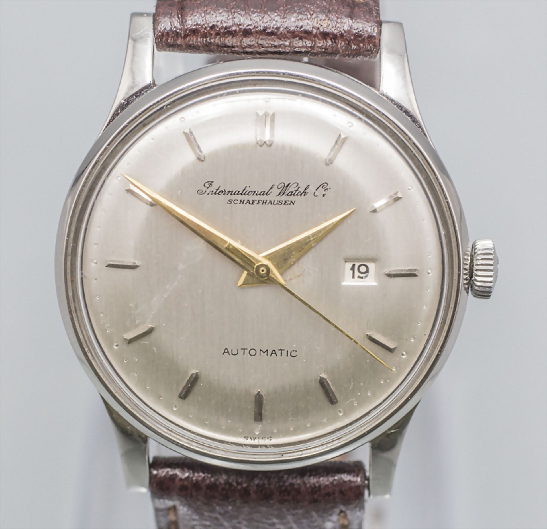 HAU IWC Automatik / A men's wristwatch, Schaffhausen, um 1953