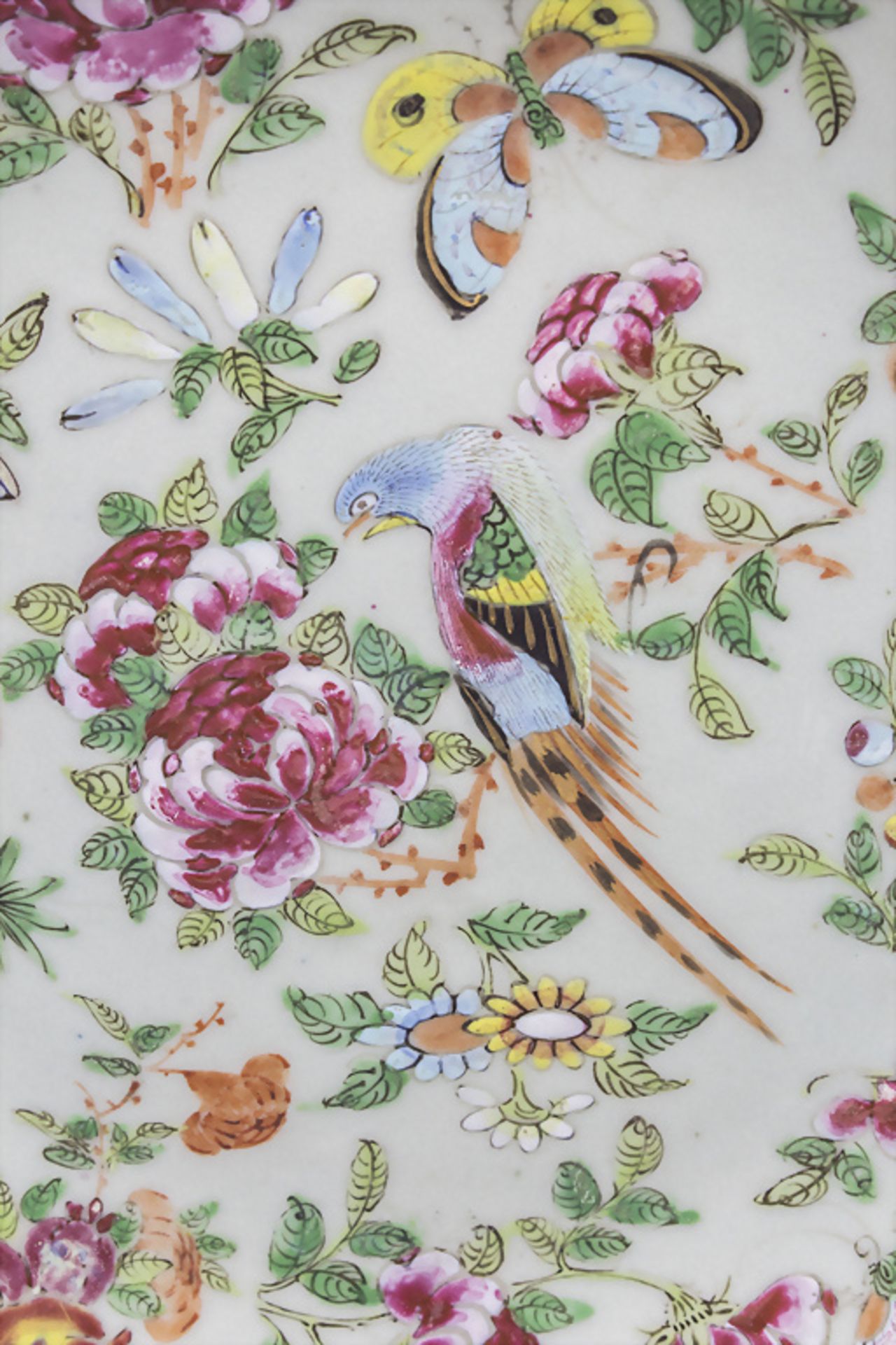 Paar Teller / Two porcelain plates, China, Qing Dynastie (1644-1911), 19. Jh. - Image 3 of 7