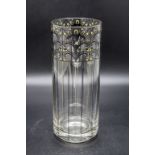 Vase mit Jugendstil Schwarzlotmalerei / A glass vase with Art Nouveau pattern, Rosenthal, um 1920