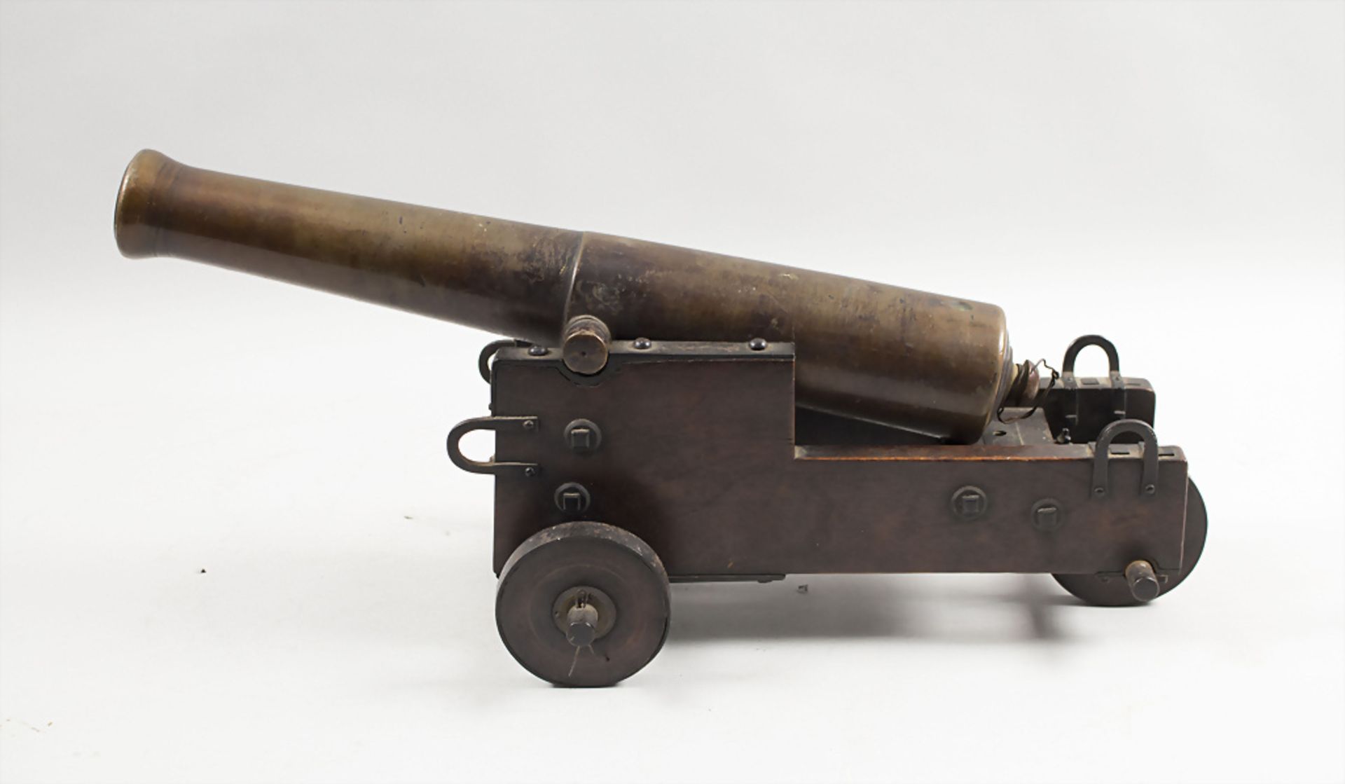 Modellkanone / A model of a cannon, deutsch, um 1880