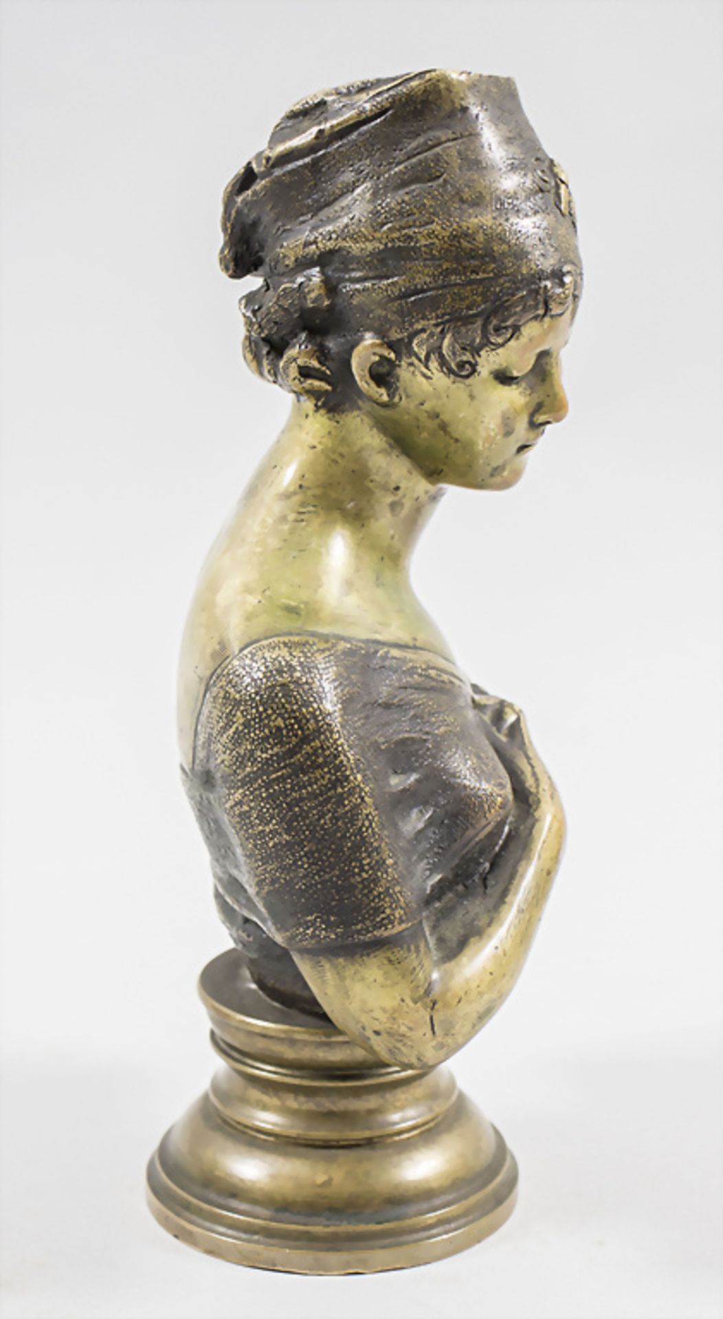 Büste der Madame Juliette Récamier / A terracotta bust of Juliette Recamier, nach Joseph ... - Image 3 of 6