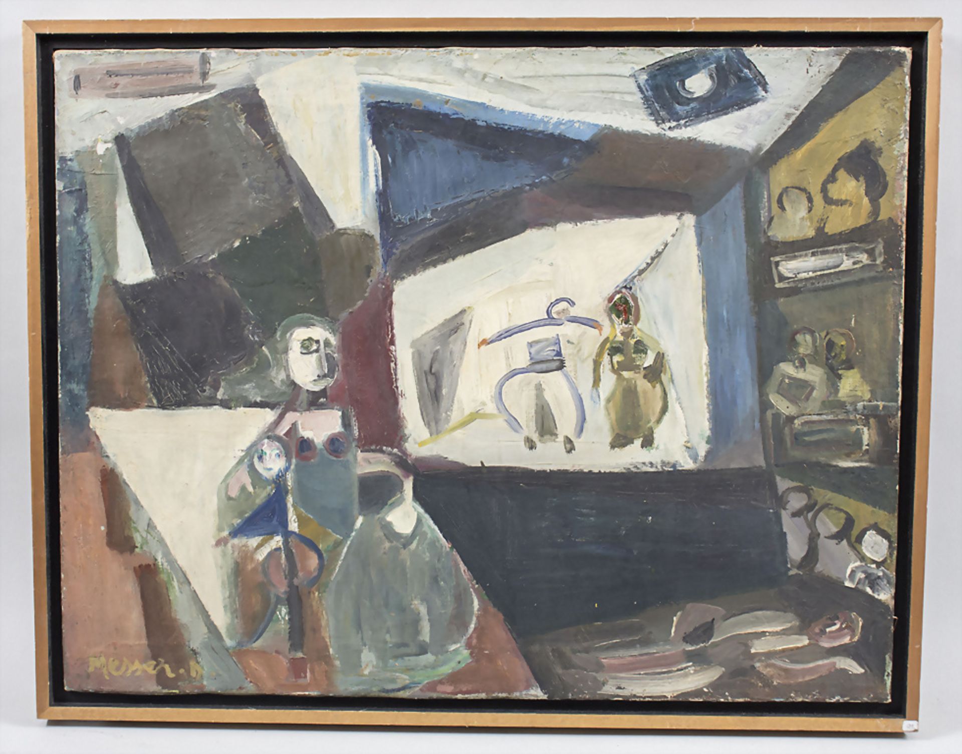 David MESSER (1912-1998), 'Das Theaterstück' / 'The theater play', Frühwerk / early work, 1957 - Bild 2 aus 6