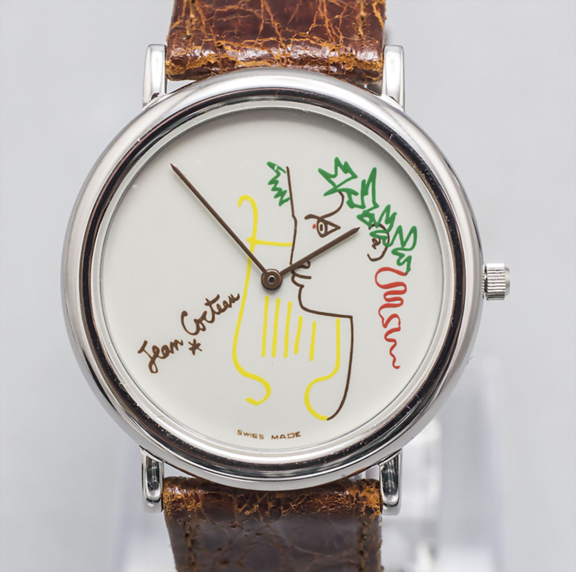 Zwei Armbanduhren / Two silver wrist watches, Jean Cocteau, Corum, Swiss/Schweiz - Image 3 of 7