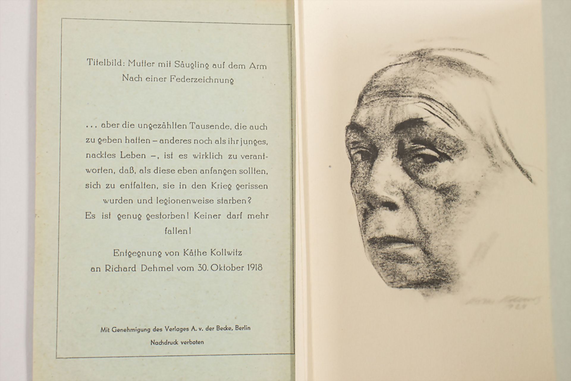 Lithographien Set / A lithographs set, Käthe Kollwitz, 20. Jh. - Image 3 of 6