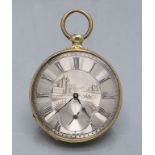 Offene Taschenuhr / An 18 ct gold open face pocket watch, M.J. Tobias, Liverpool, um 1900