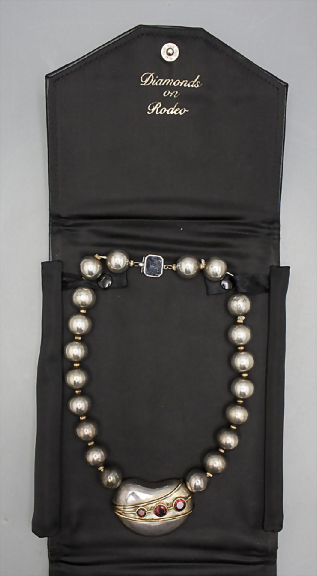 Designer Halskette, Juwelierarbeit, um 1980 - Bild 2 aus 5