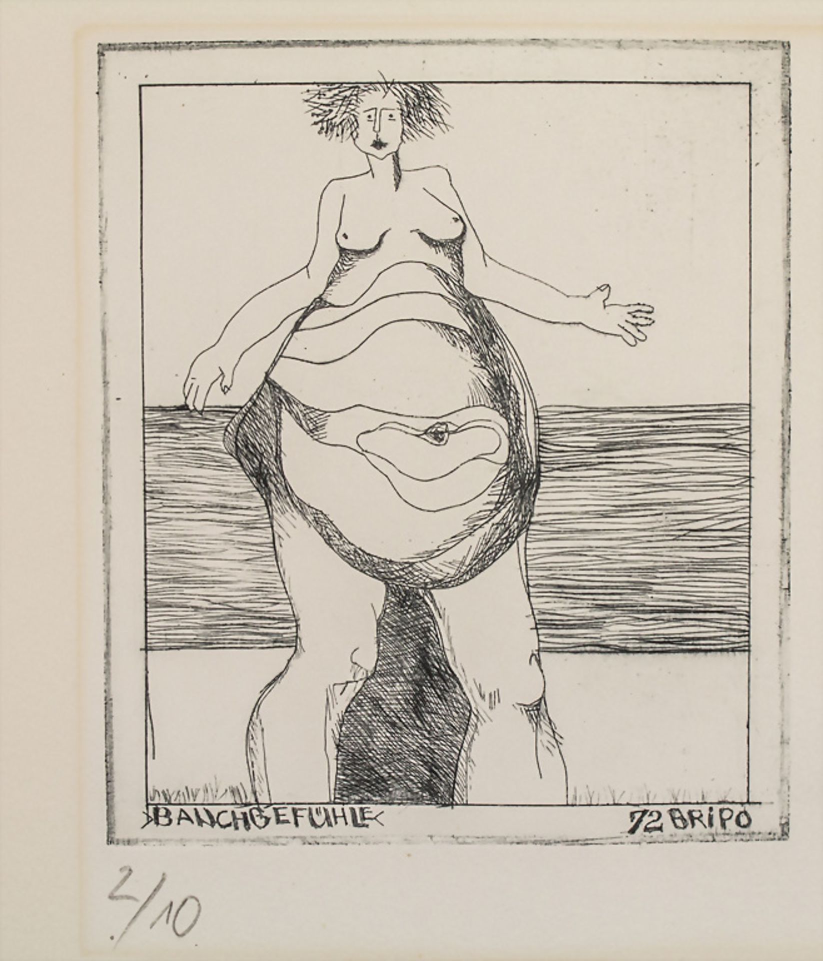 Künstler des 20. Jh., 'Impressionen einer Schwangerschaft' / 'Impressions of a pregnancy' - Image 2 of 5