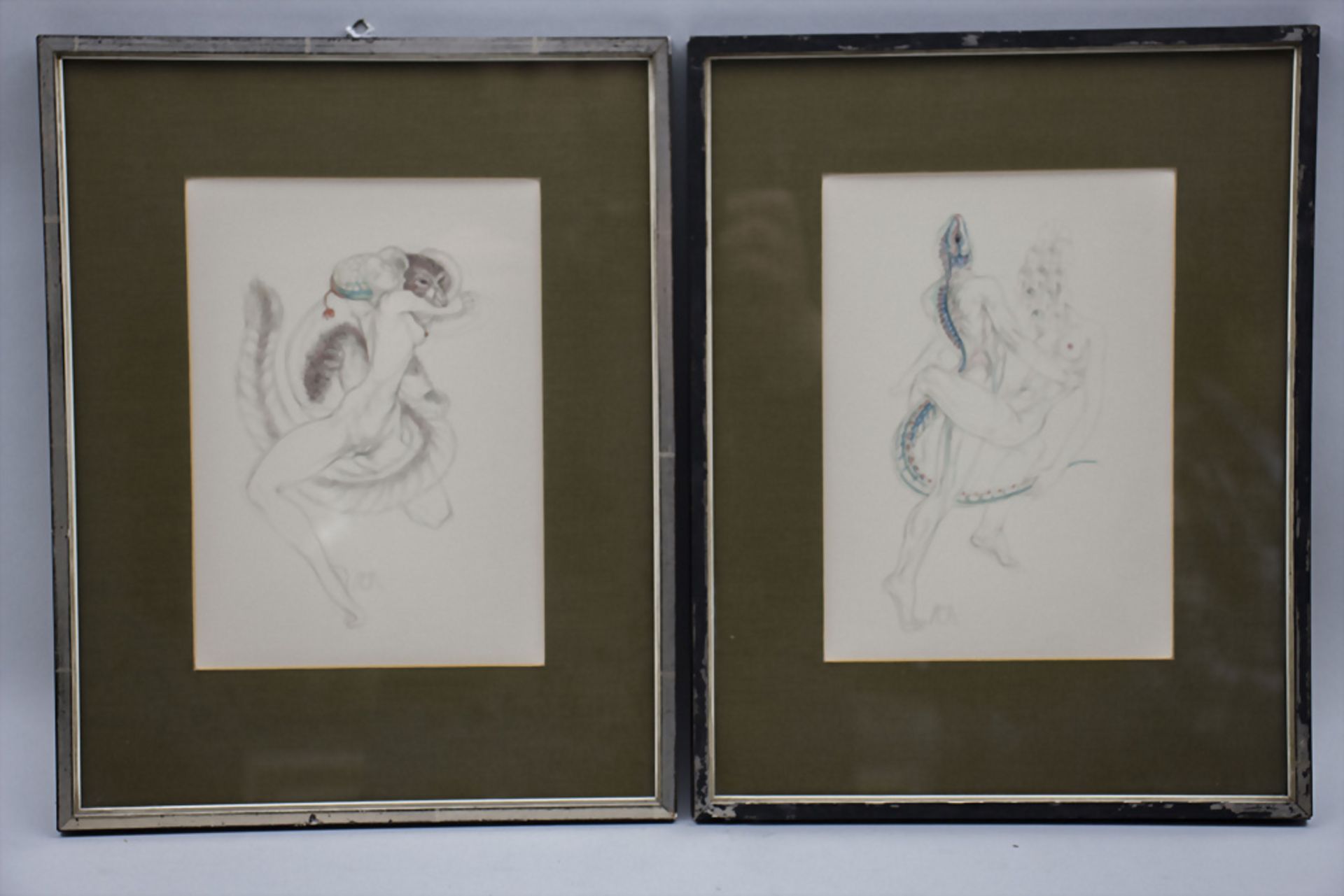 Udo MÖLDERS (*1937), Zwei erotische Zeichnungen / Two erotic drawings, 1971 - Bild 2 aus 10