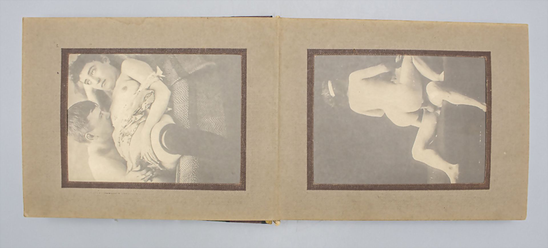 Postkartenalbum 'Erotische Kunst' / A postcard album 'erotic art', 1. Hälfte 20. Jh.