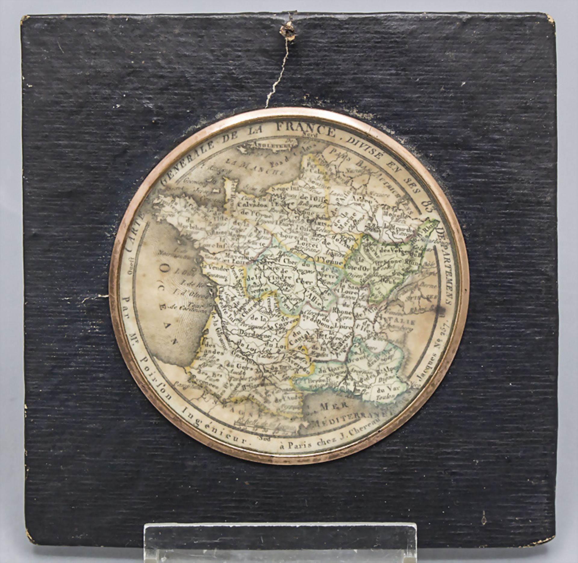 Miniatur 'Carte Generale de la France divisee en 83 Departemens', J. Chereau, Paris, 1793 - Bild 2 aus 3