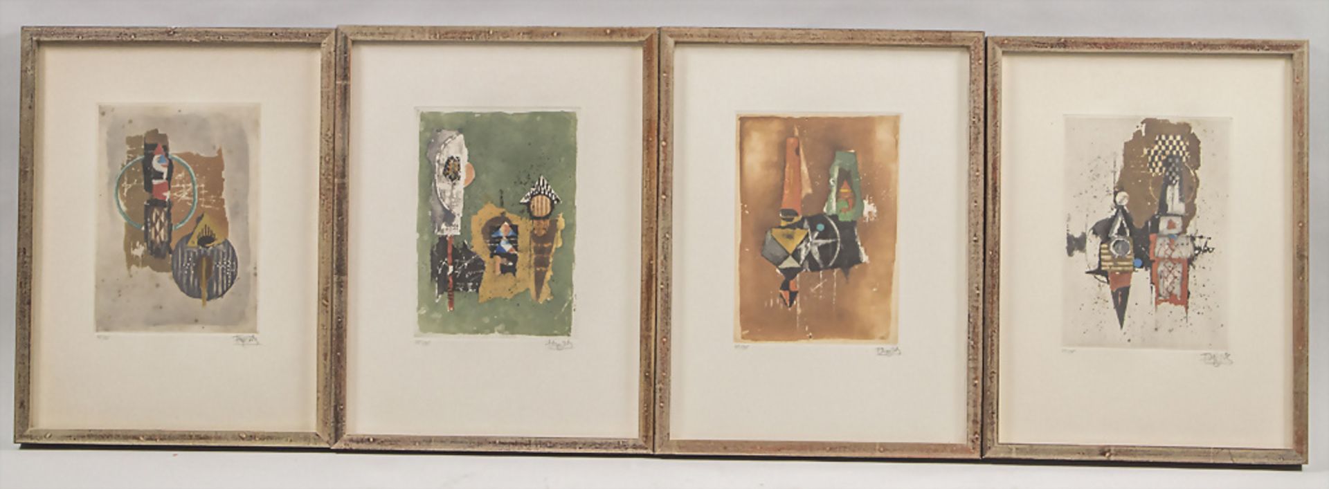 Johnny FRIEDLAENDER (Pless 1912-1992 Paris), 'Etudes II', Galerie Schmücking, 1983